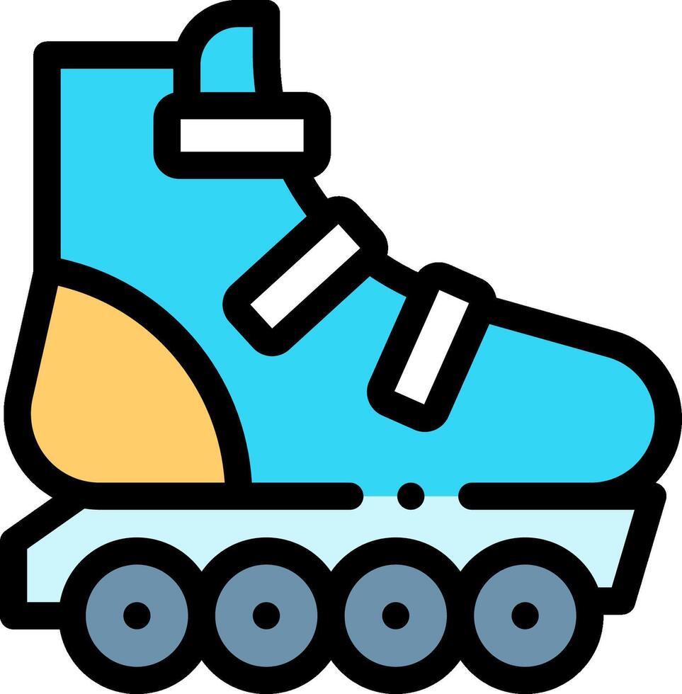 Roller skate icon illustration vector