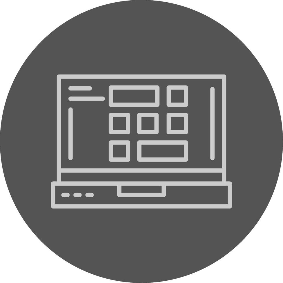 Grid Icon Design vector