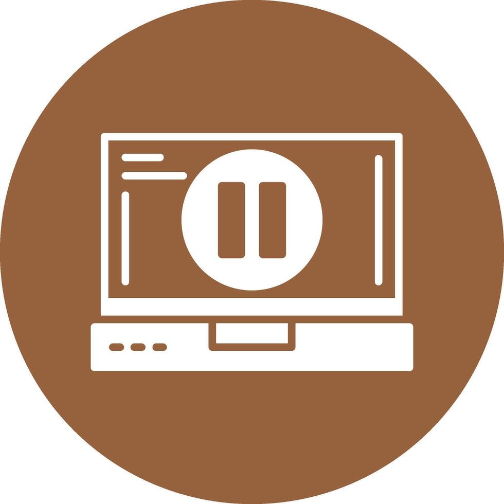 Pause Icon Design vector