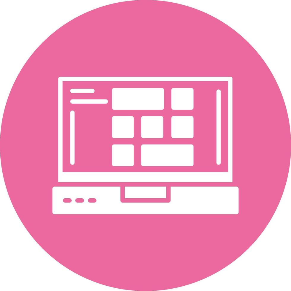 Grid Icon Design vector