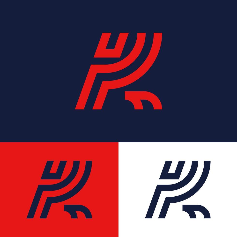 The combination of the letters K and Hero is suitable for companies that want to build an image as a leader in their field. vector