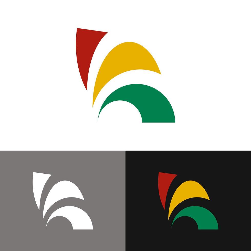 Depicting the letter K formed by a rainbow, it symbolizes joy, hope, and diversity for the company logo vector