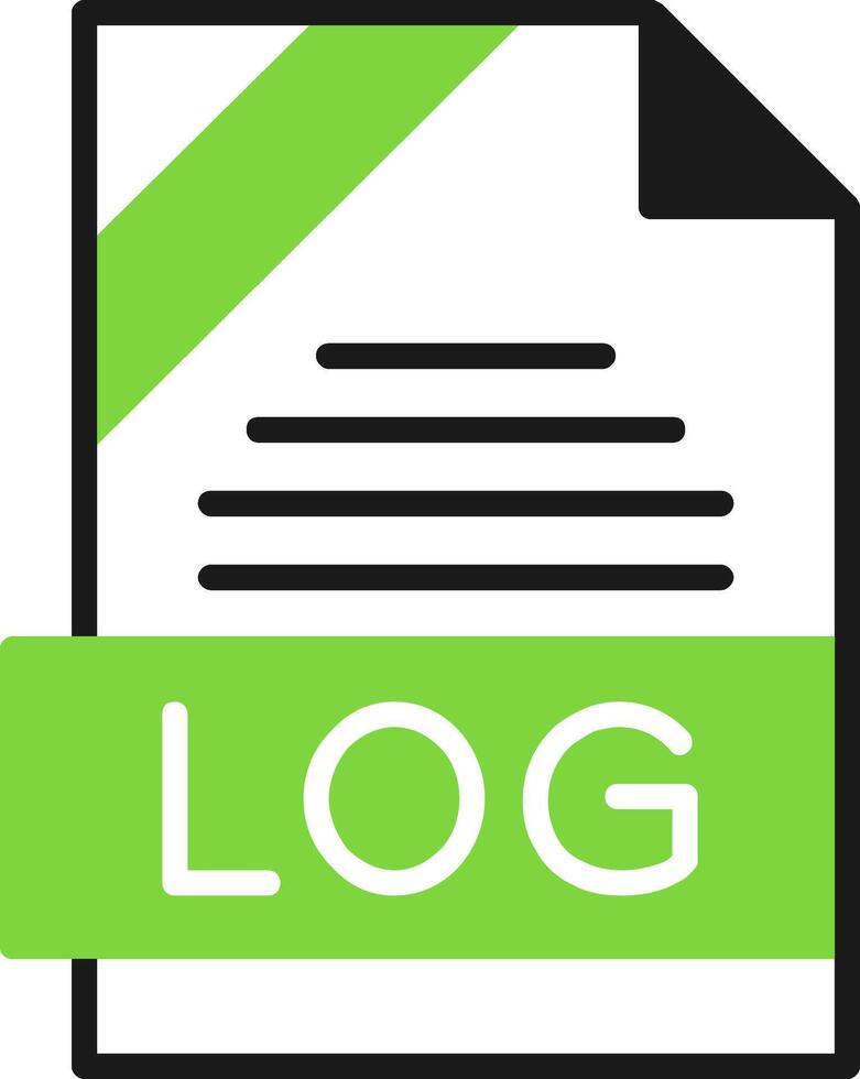 LOG Icon Design vector