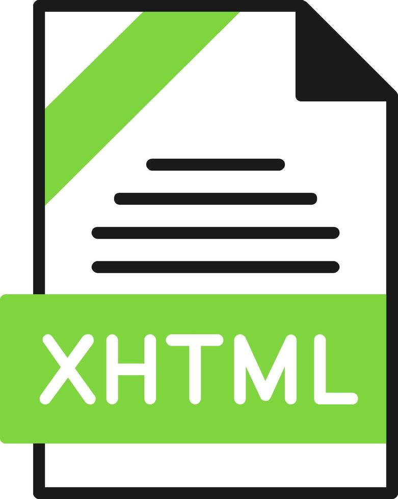 XHTML Icon Design vector
