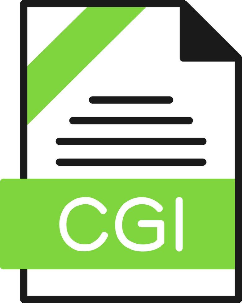 CGI Icon Design vector