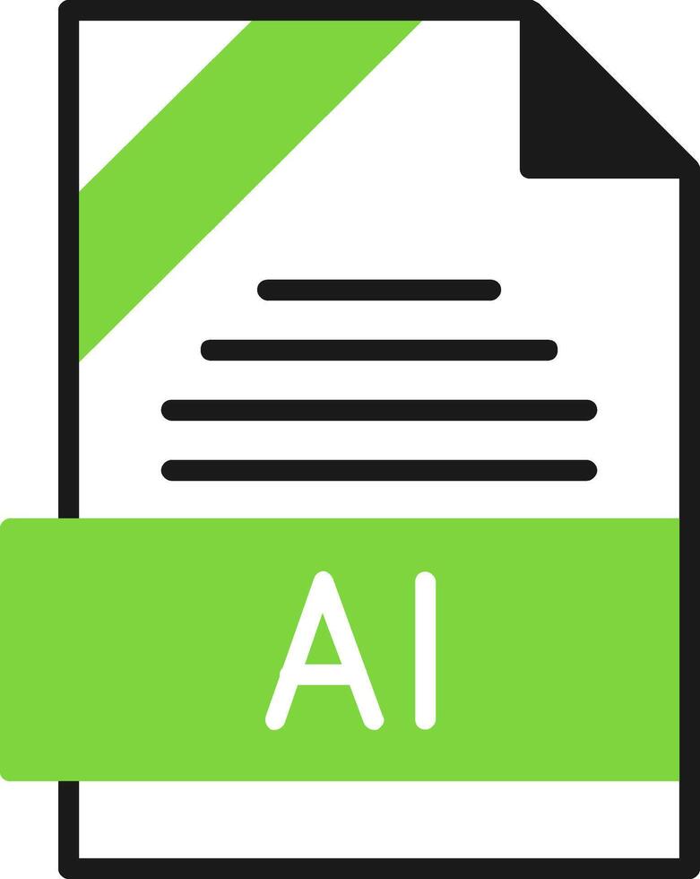 AI Icon Design vector