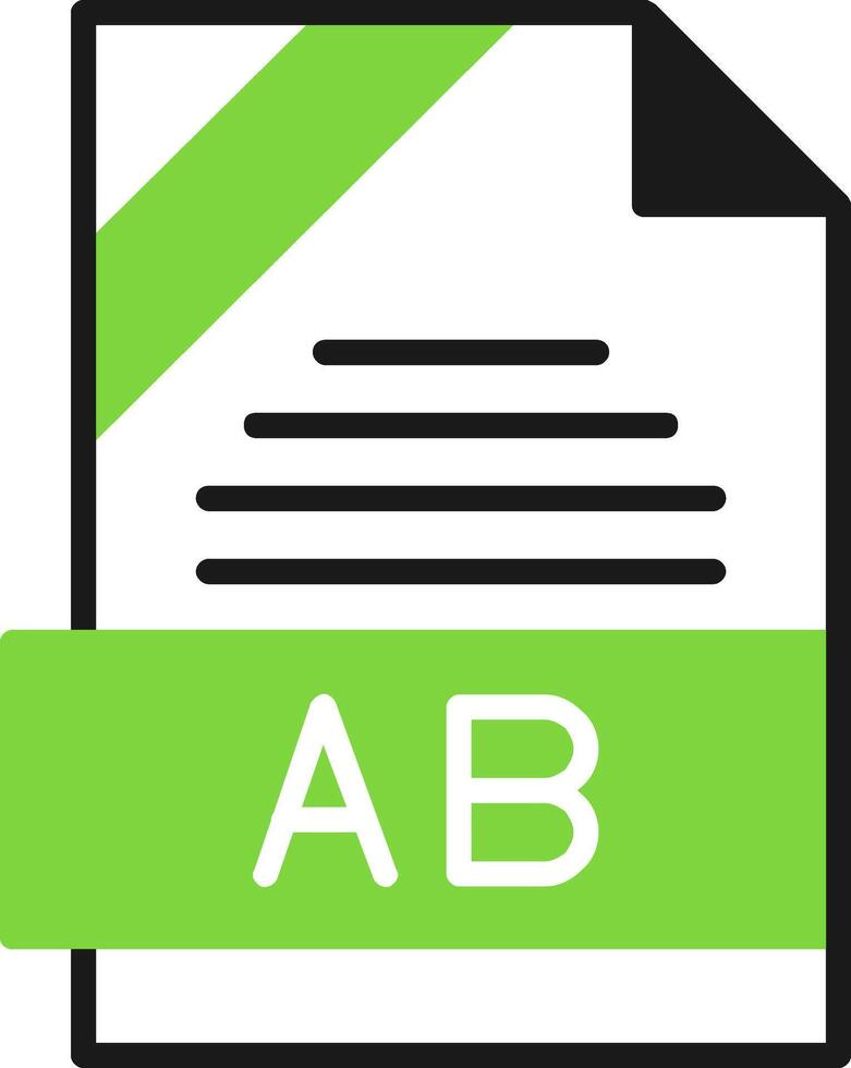 AB Icon Design vector