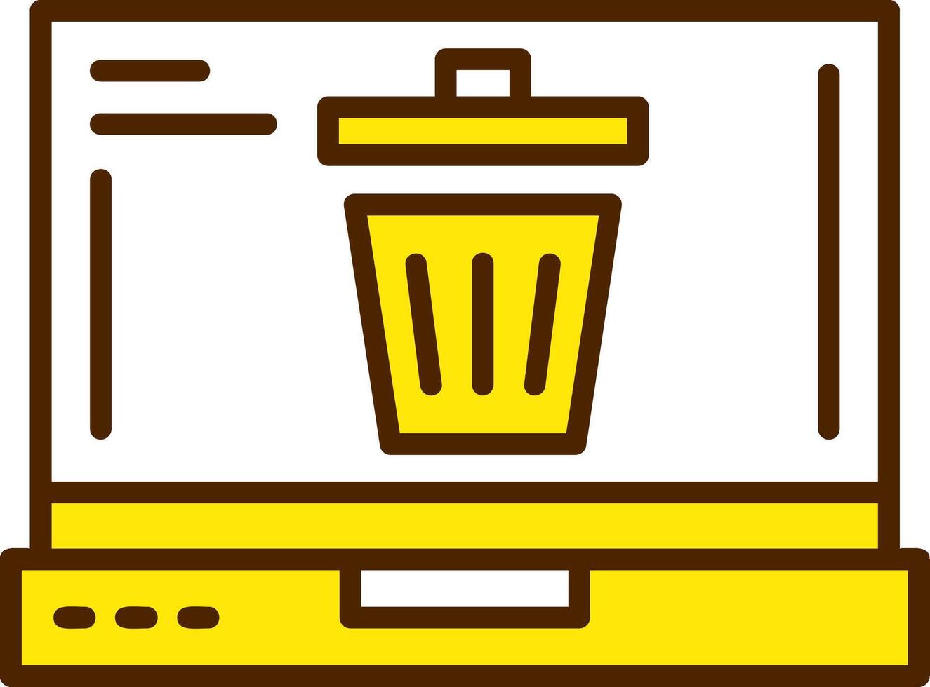 Trash Icon Design vector