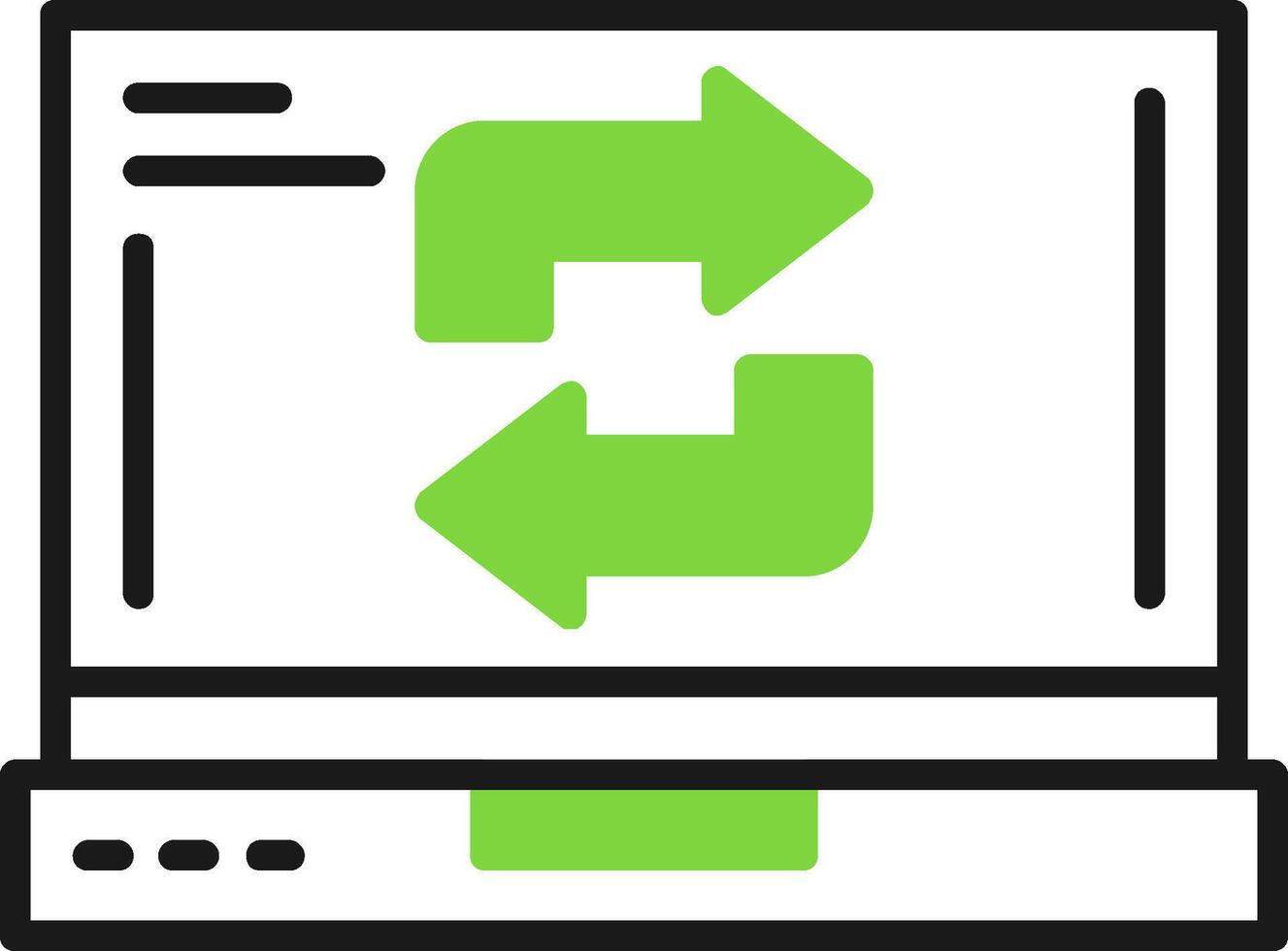 Refresh Icon Design vector