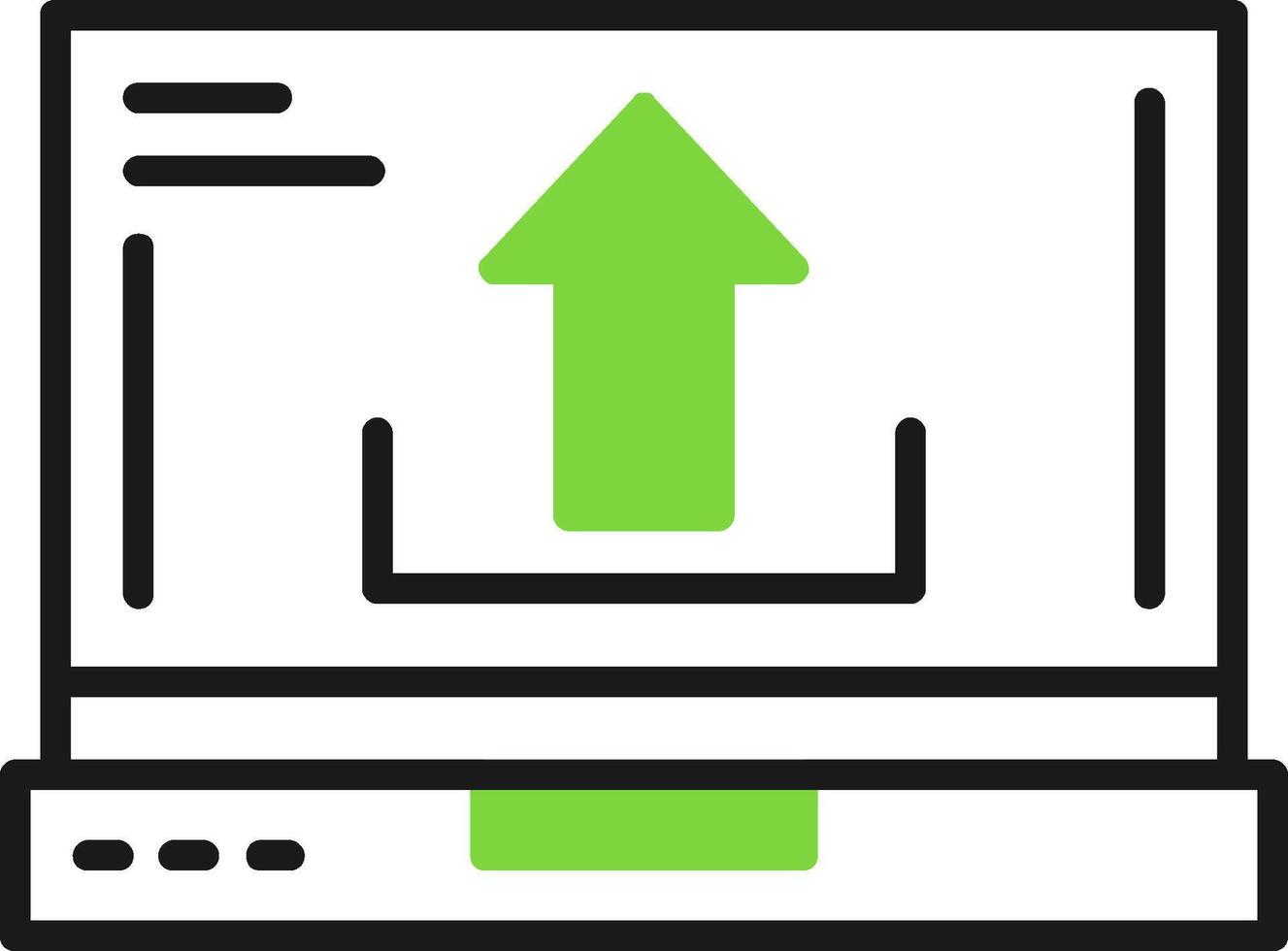Upload Icon Design vector