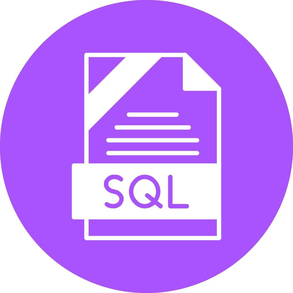 SQL Icon Design 50856560 Vector Art at Vecteezy