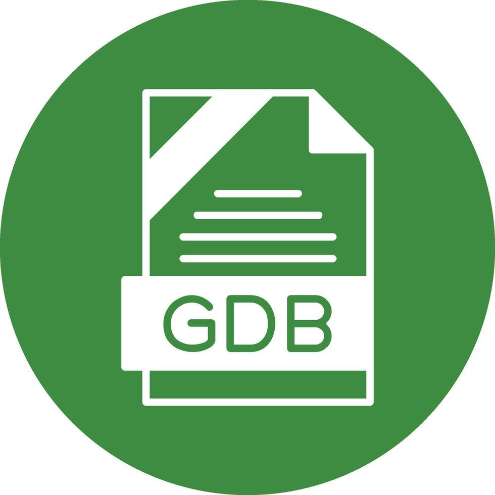 GDB Icon Design vector