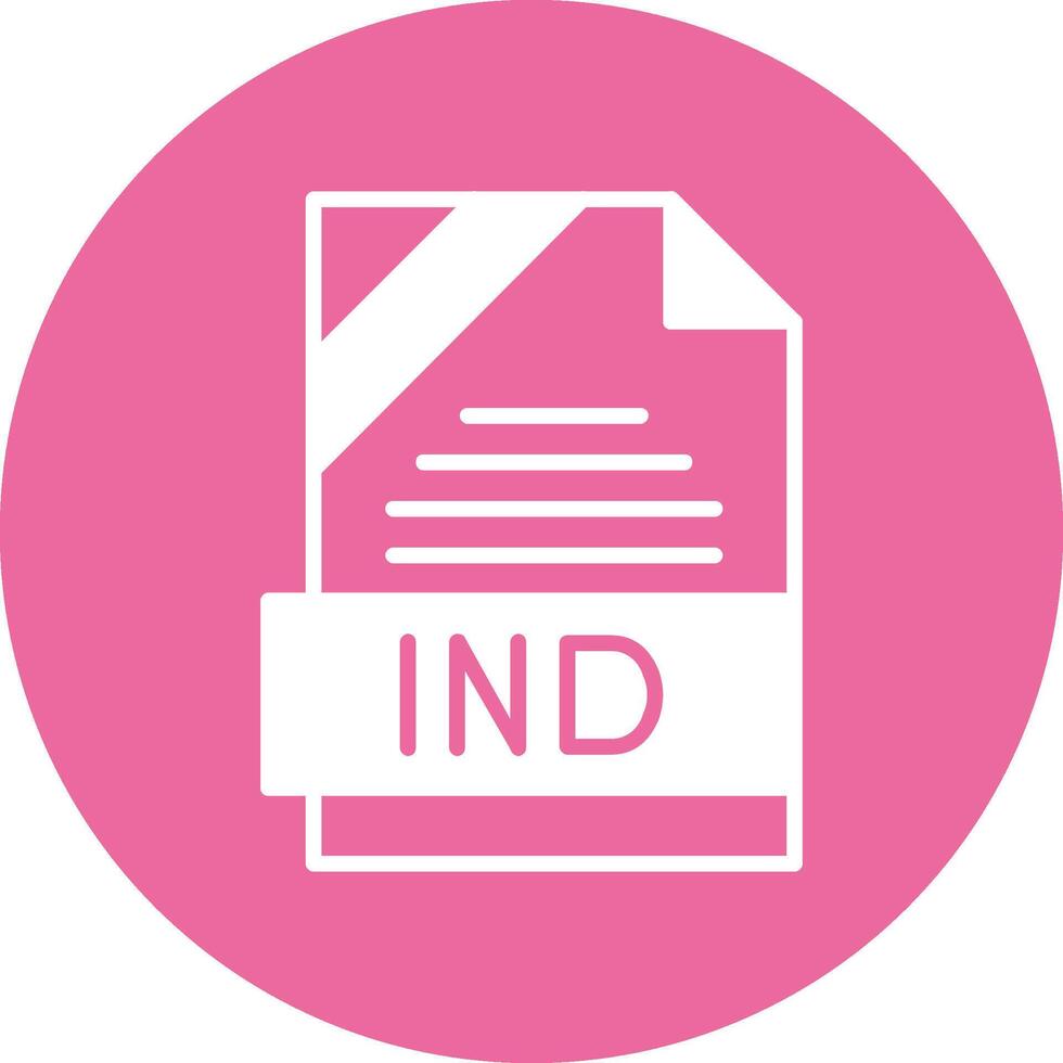 IND Icon Design vector