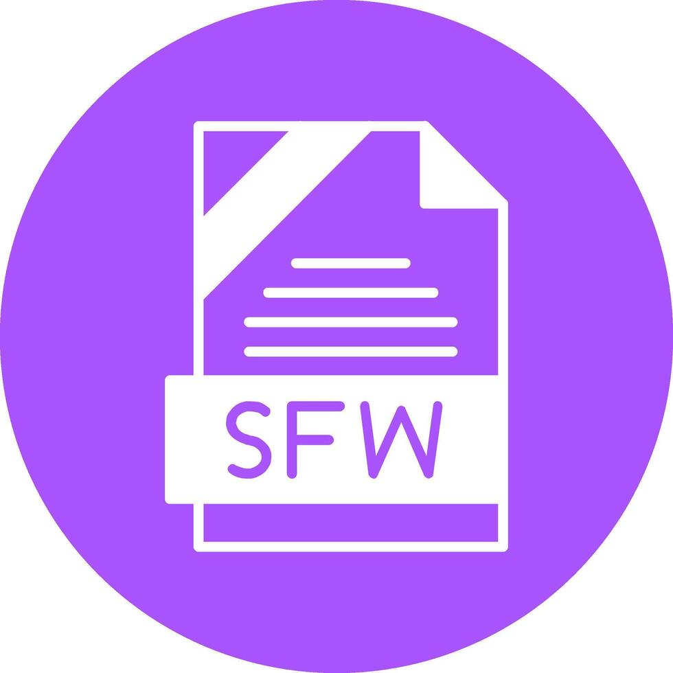 SFW Icon Design vector