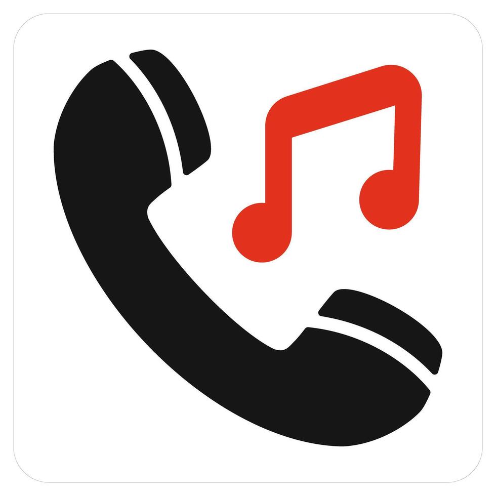 Music Call and calling icon concept vector