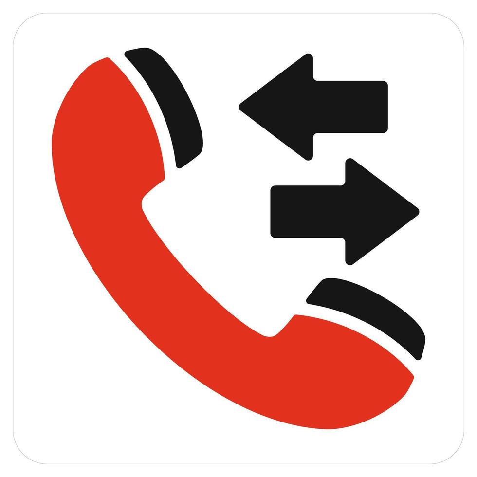 Synchronize Call and calling icon concept vector