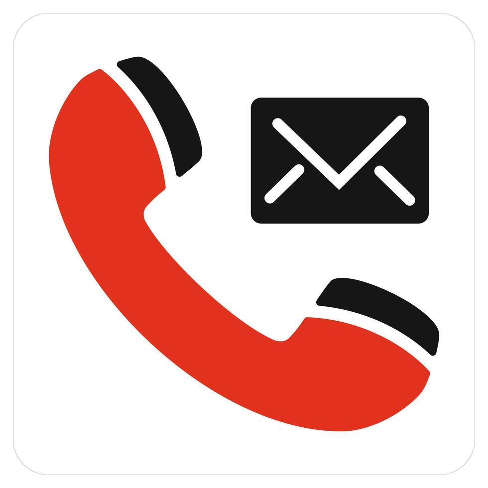 Call Message and calling icon concept vector