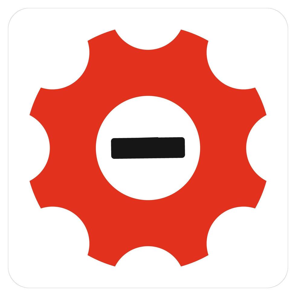 Optimization and settings icon concept vector
