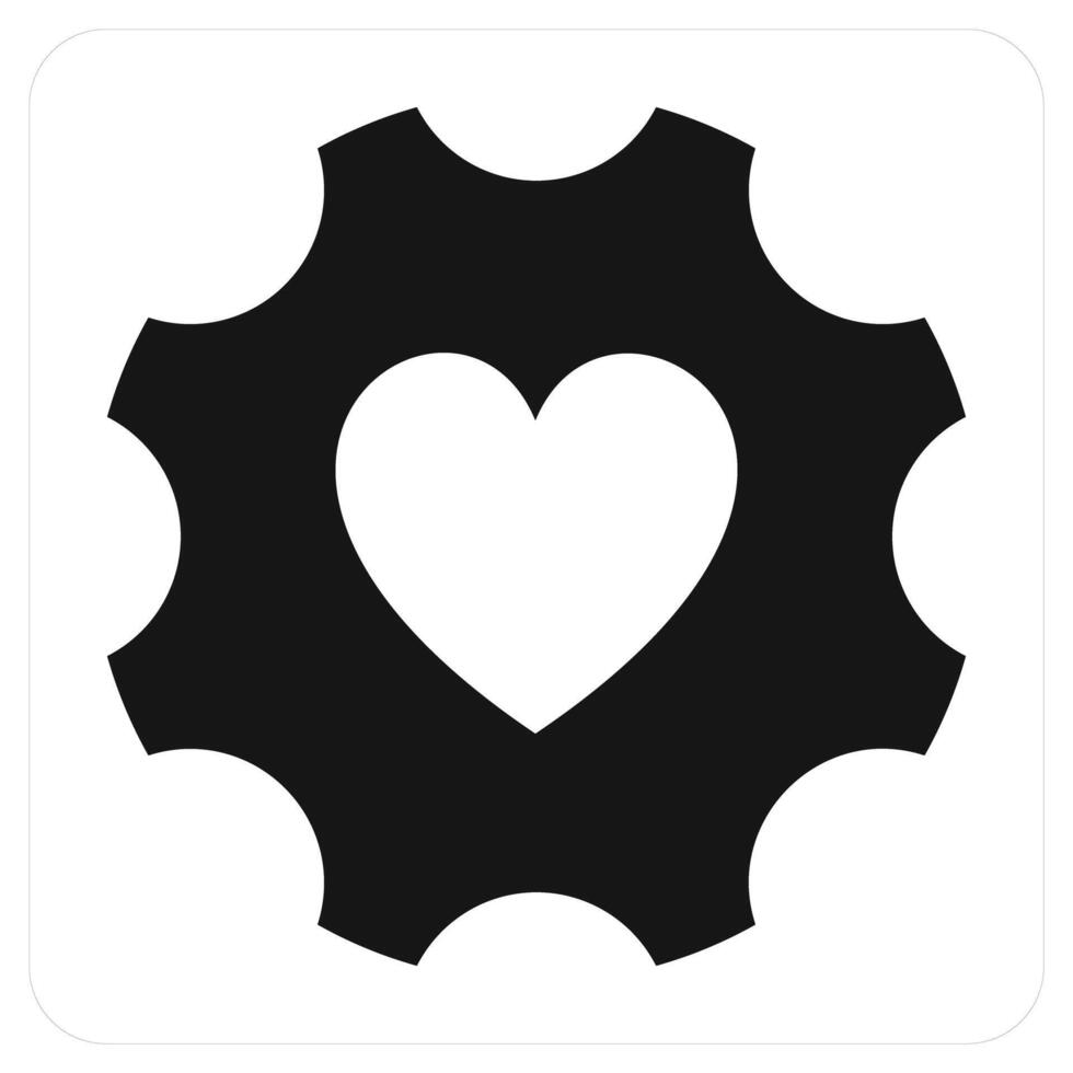 Favorite Setting and configuration icon concept vector