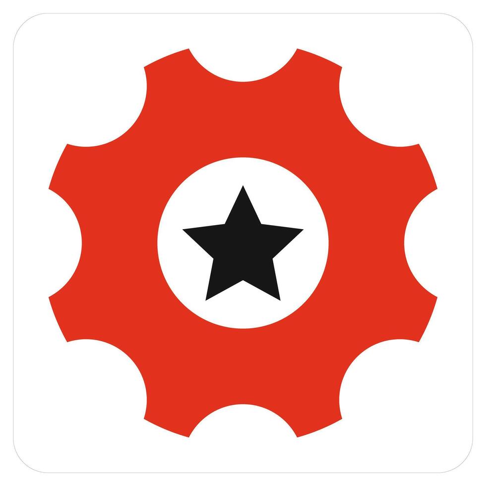 Favorite Setting and configuration icon concept vector