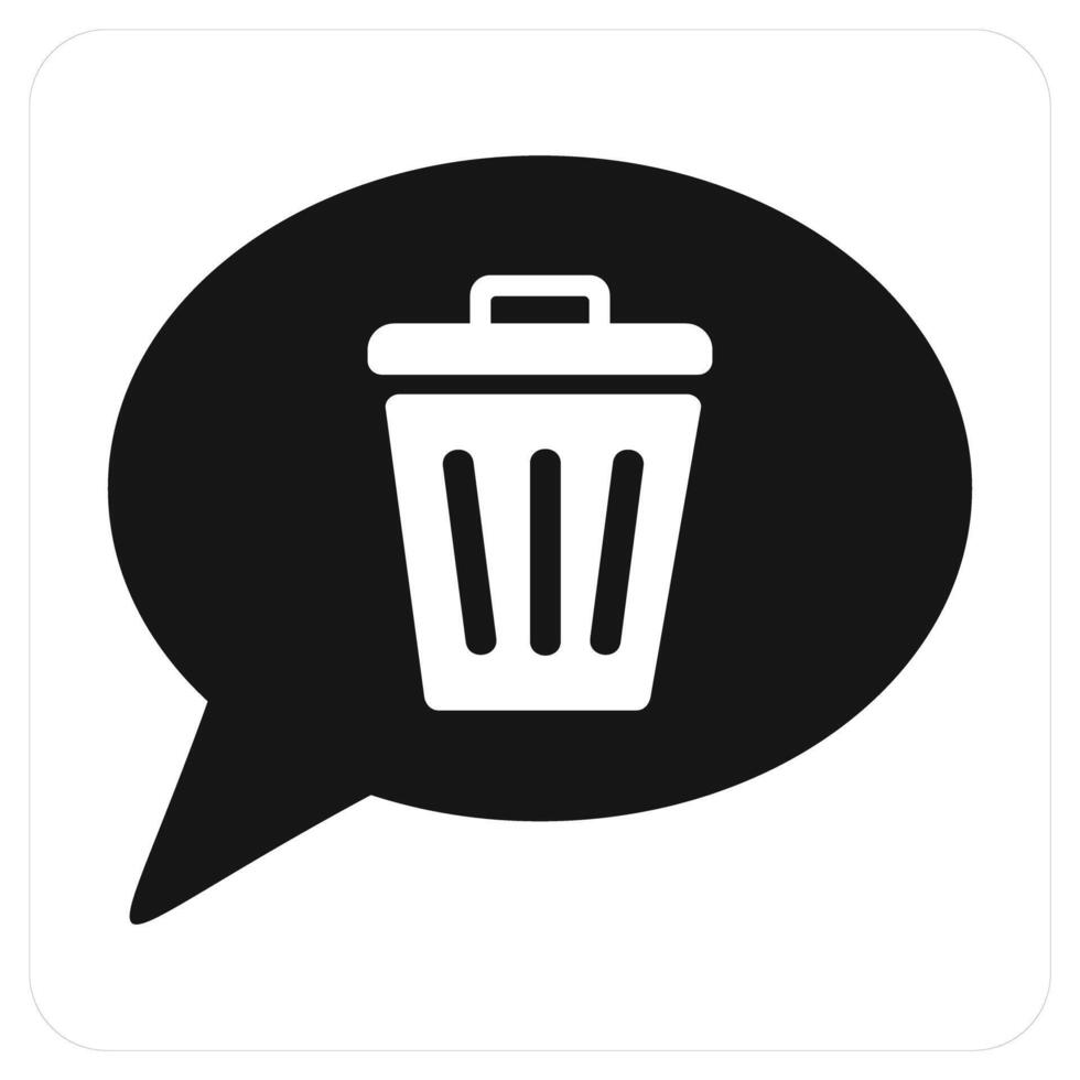 Remove Message and remove icon concept vector