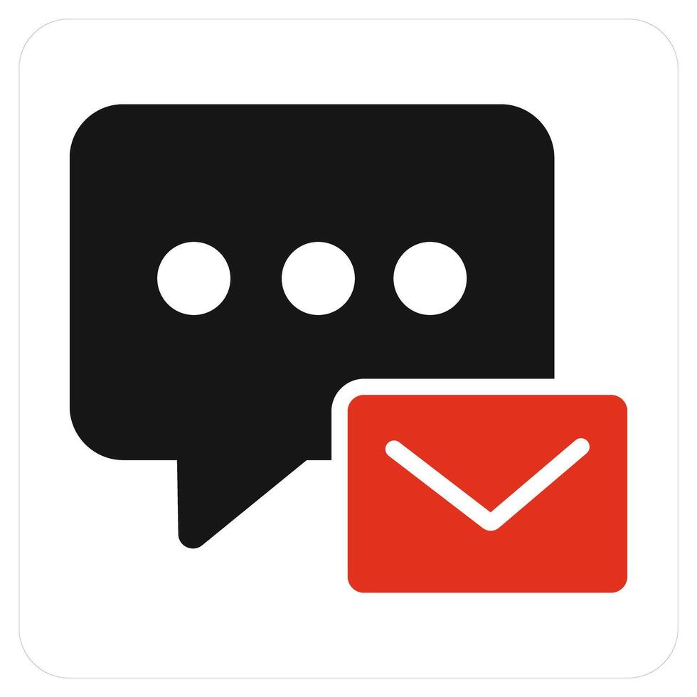 Message and chat icon concept vector