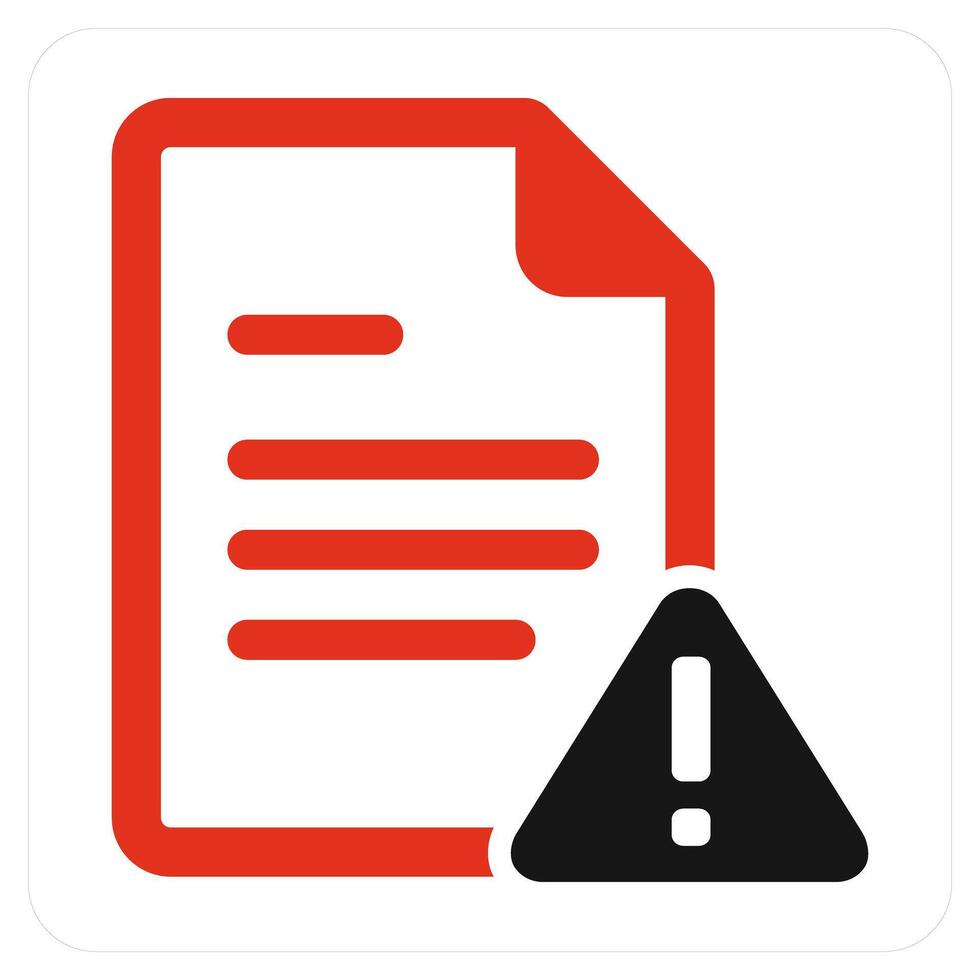 Page Error and alet icon concept vector