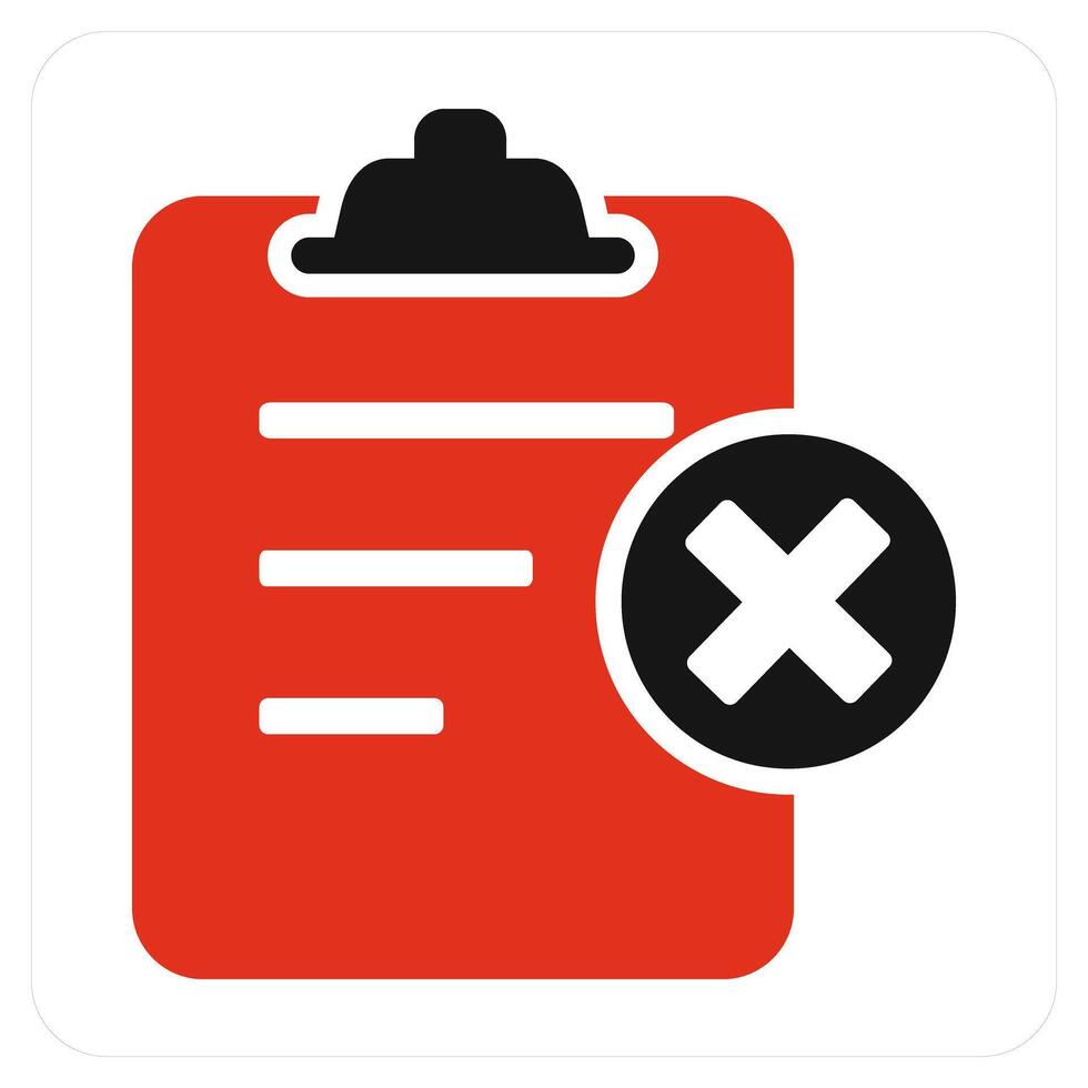 Wrong Page and web icon concept vector