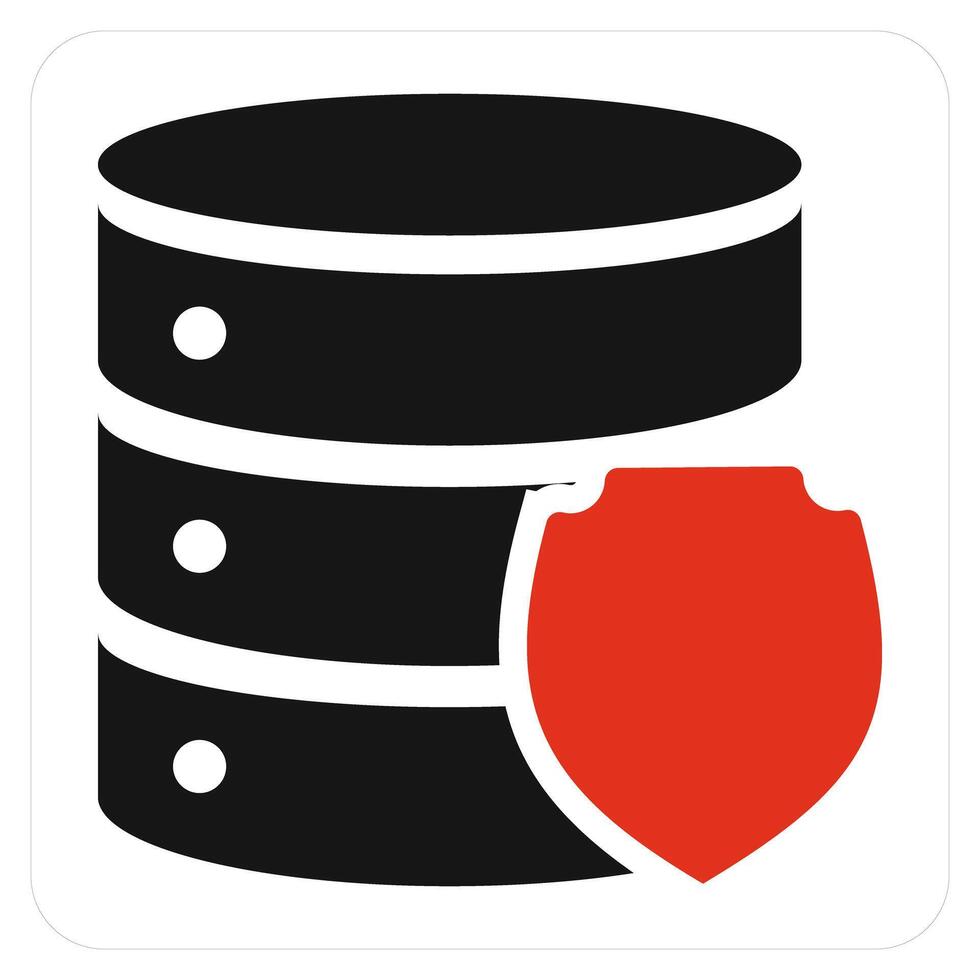 Server Shield and shield icon concept vector