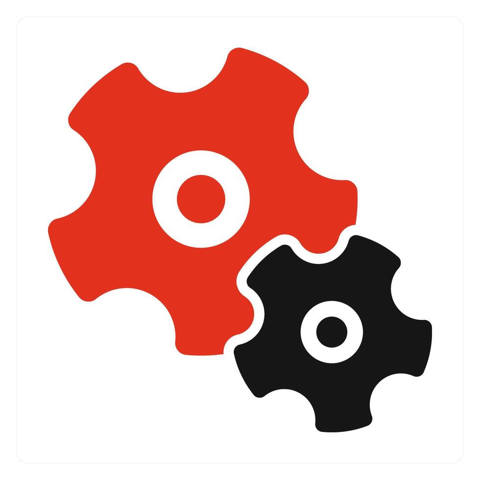 Configuration and gear icon concept vector