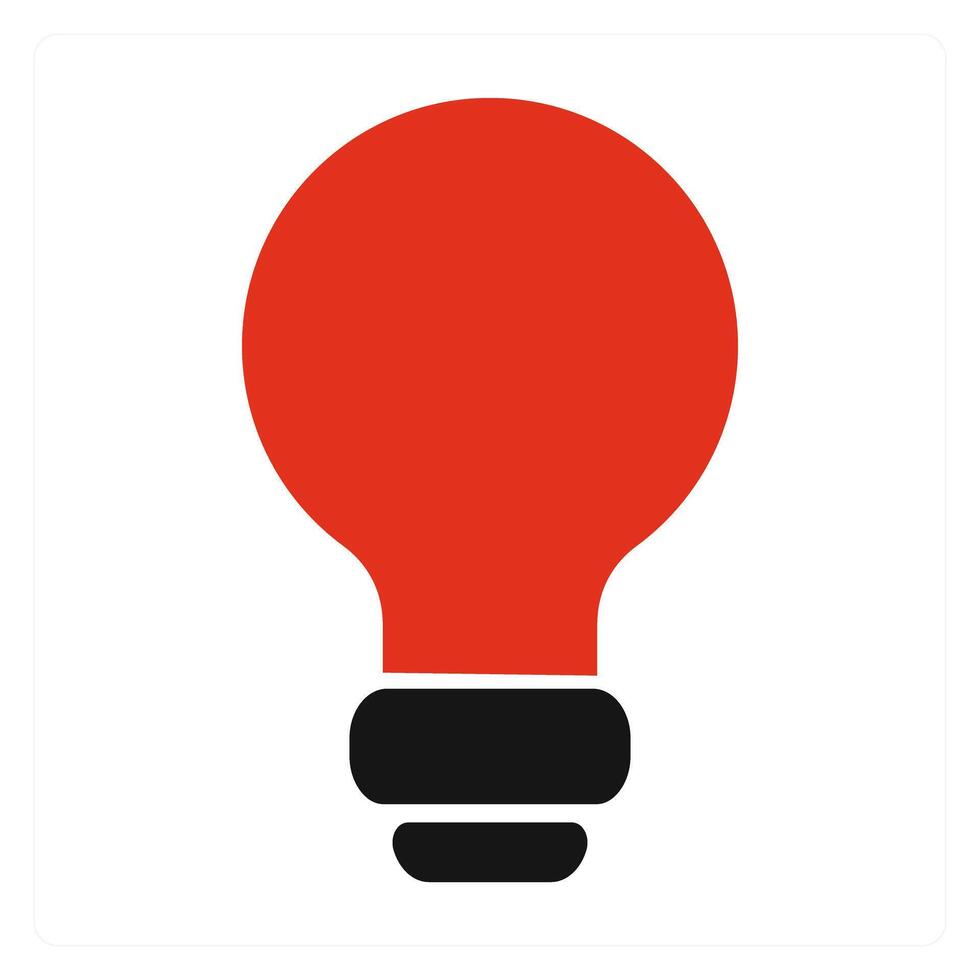 Idea Bulb and idea icon concept vector