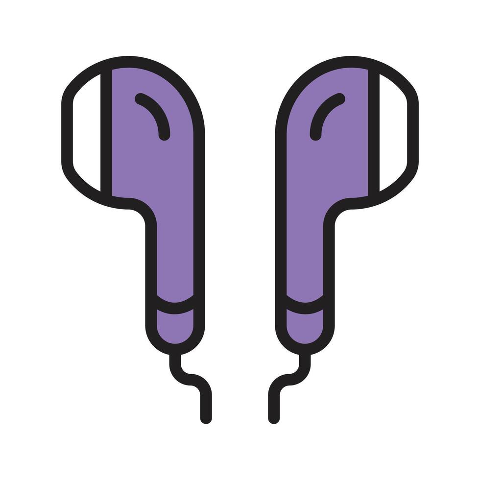 Get this creatively crafted amazing icon of earbuds vector