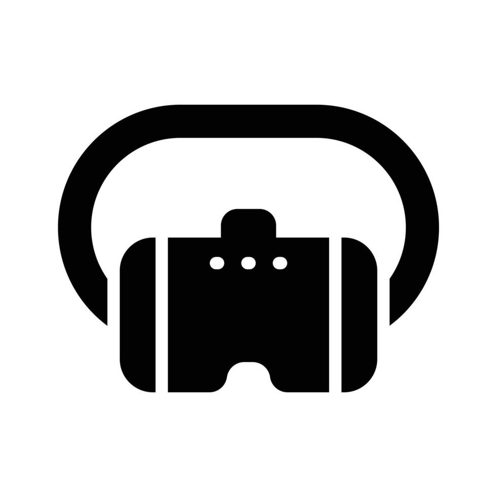An amazing icon of vr goggles, ready to use vector