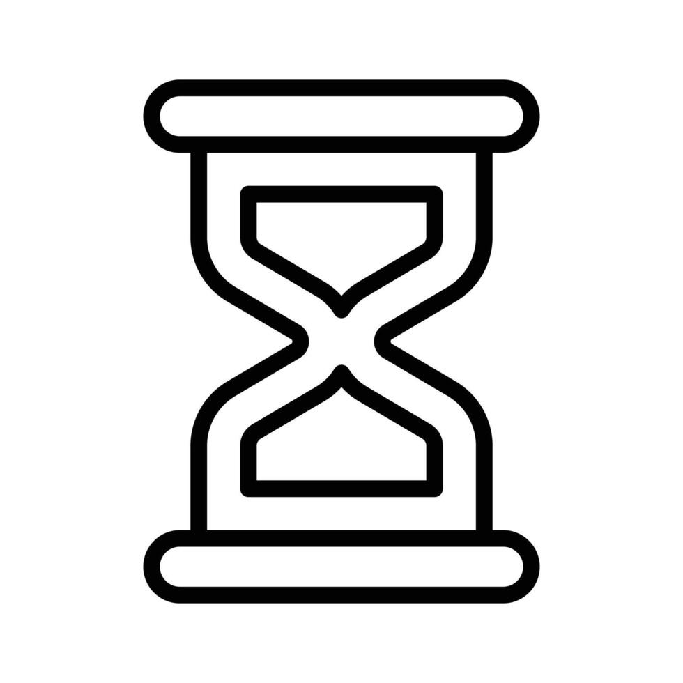 An amazing icon of hourglass in trendy design style vector