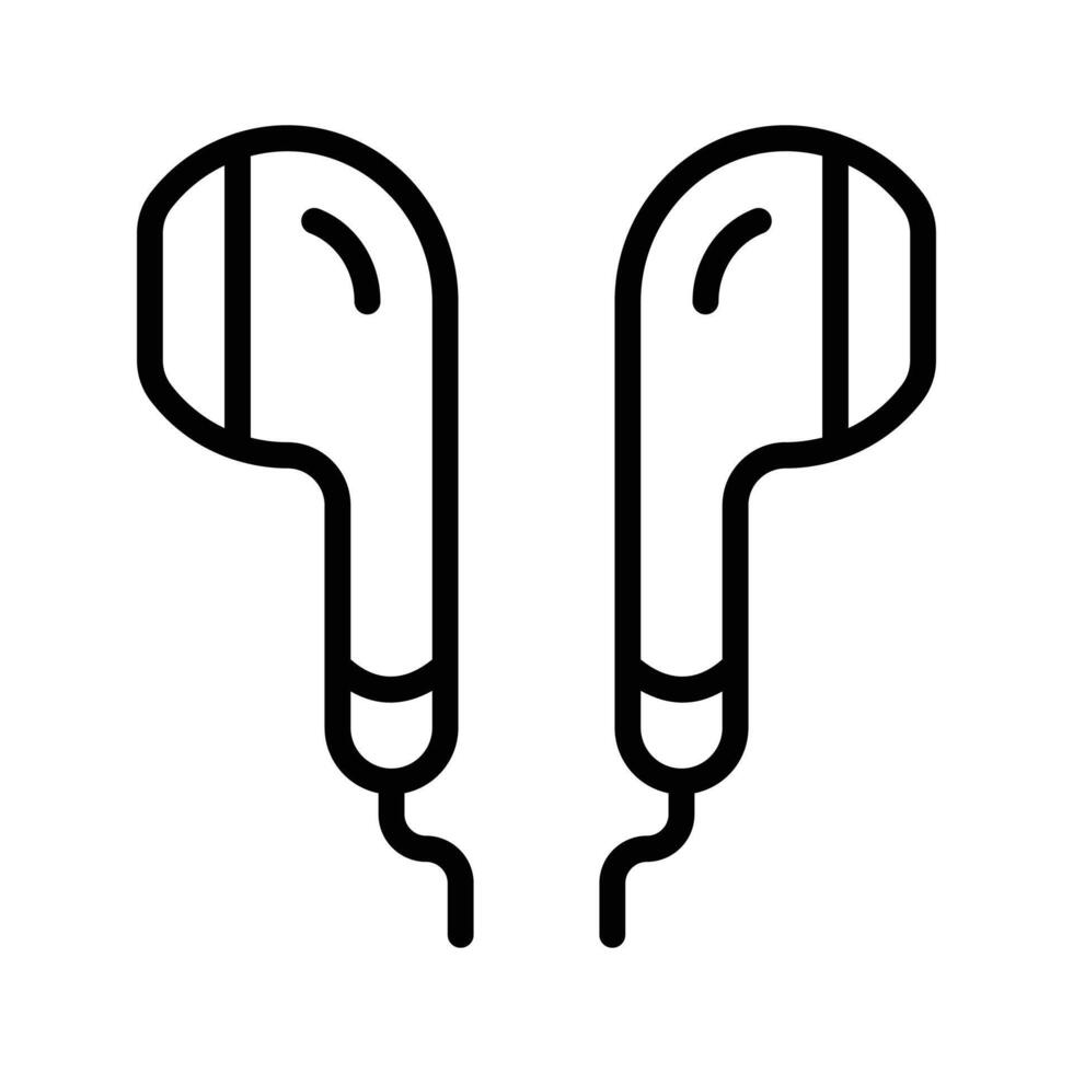 Get this creatively crafted amazing icon of earbuds vector
