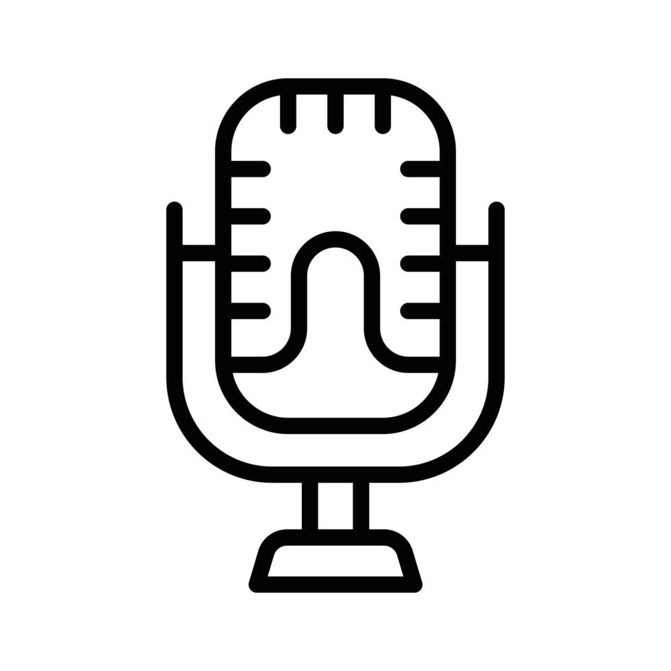 Microphone for recording audio or amplifying sound vector