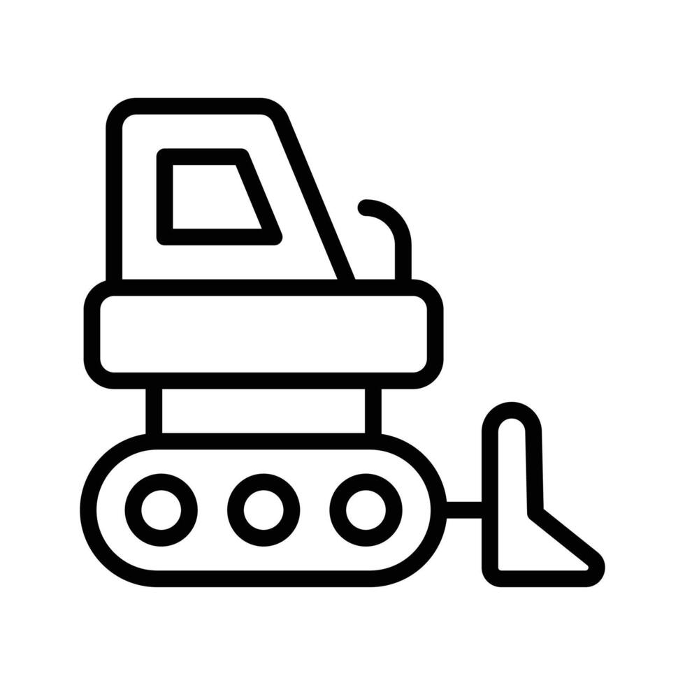 An amazing icon of excavator in modern style vector