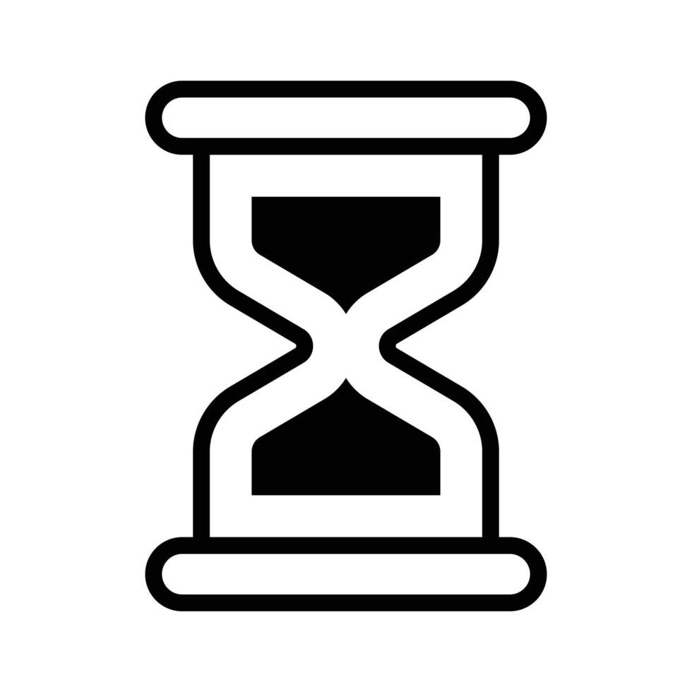 An amazing icon of hourglass in trendy design style vector