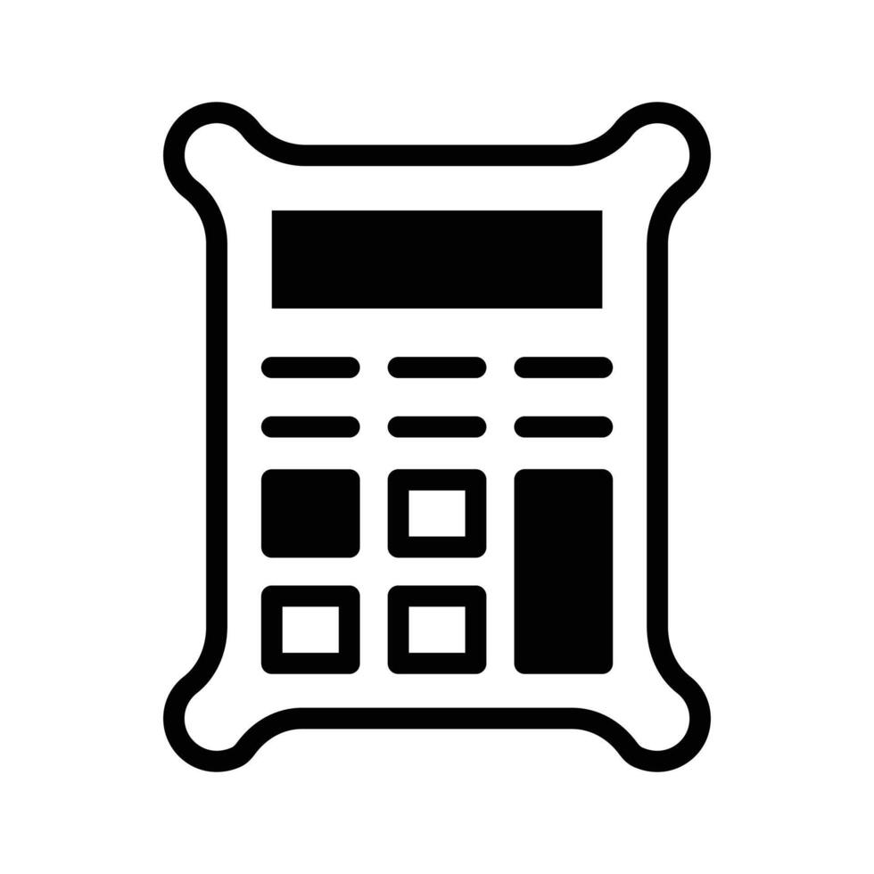 Take a look at this creatively crafted calculator icon vector