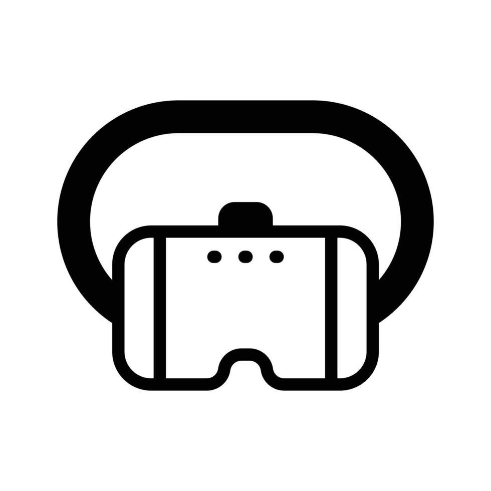 An amazing icon of vr goggles, ready to use vector
