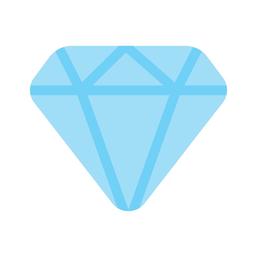 Diamond symbol representing luxury, value, or high, quality items vector