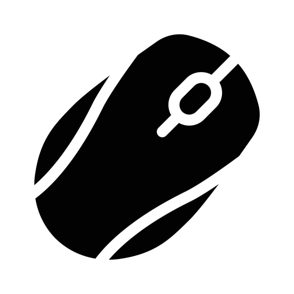 A simple computer mouse icon symbolizing navigation or control vector
