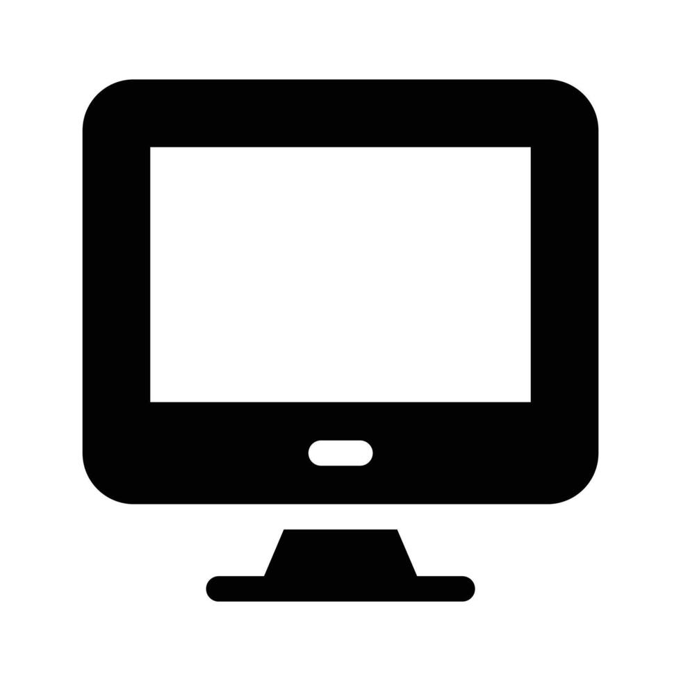 Take a look at this amazing icon of computer monitor vector