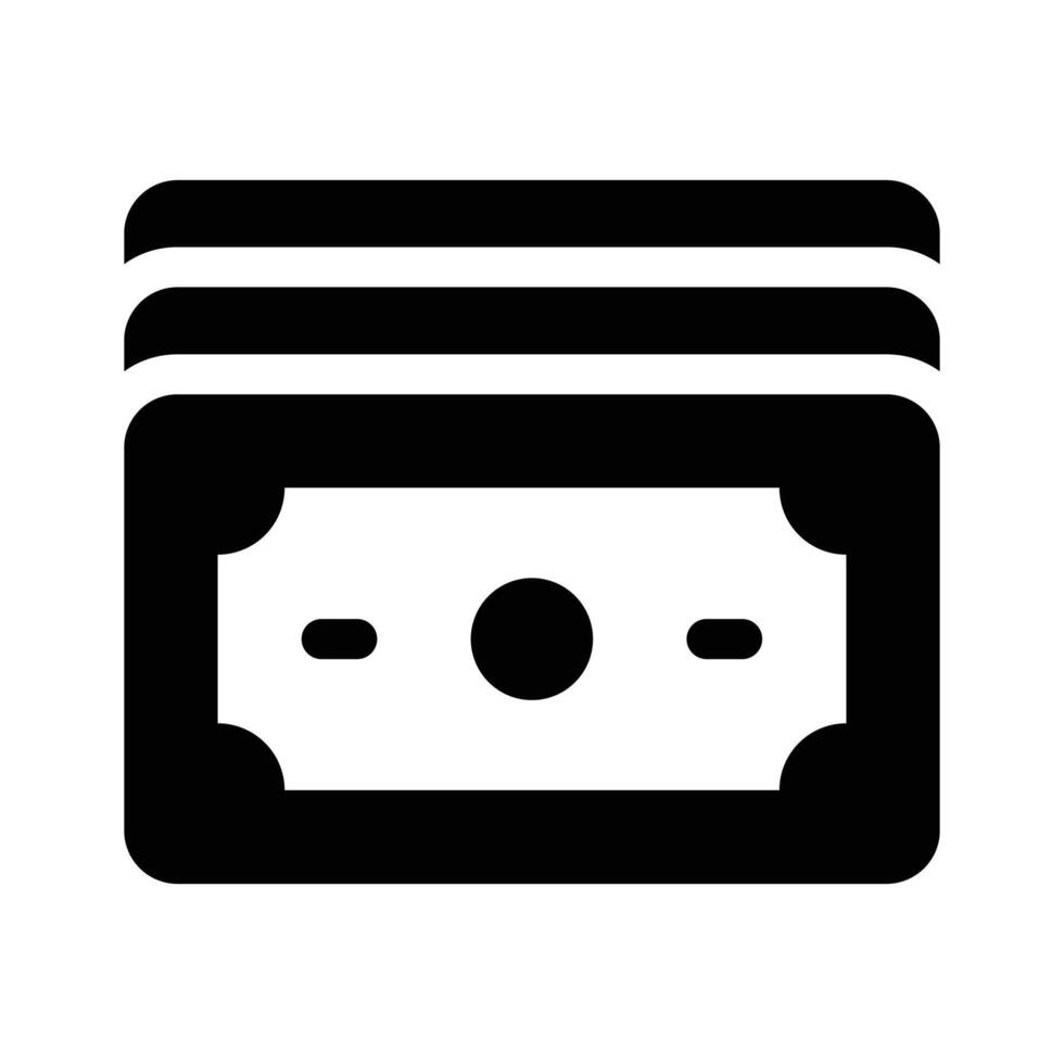 Banknotes icon design in trendy style, ready for premium use vector
