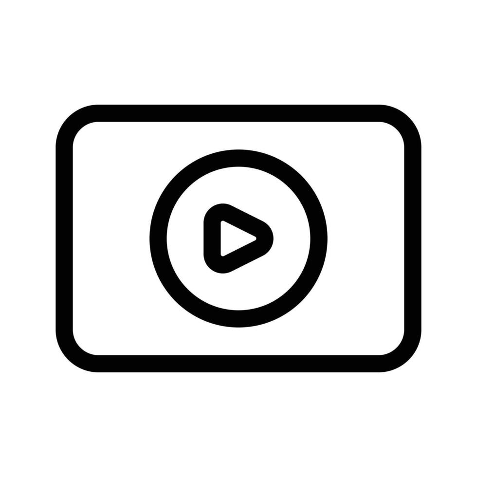 play button symbolizing media playback or online content vector