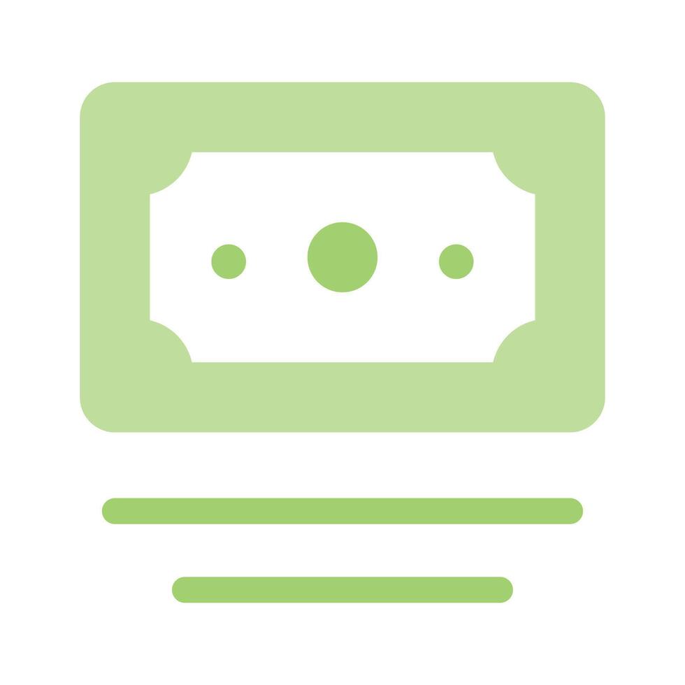 Banknotes icon design in trendy style, ready for premium use vector