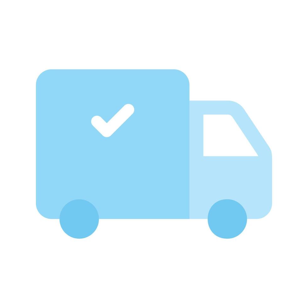 Get this amazing icon of delivery truck in modern style vector