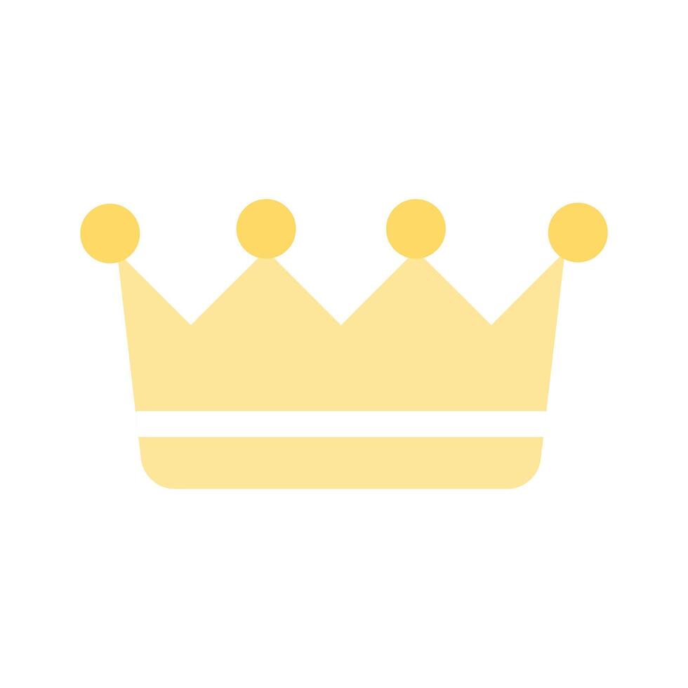 A crown symbol representing royalty, leadership, or achievement vector
