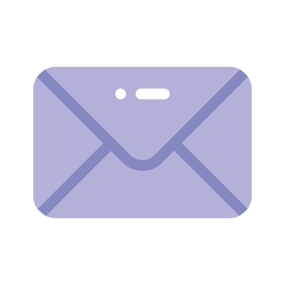 A sealed envelope icon representing communication or mail vector
