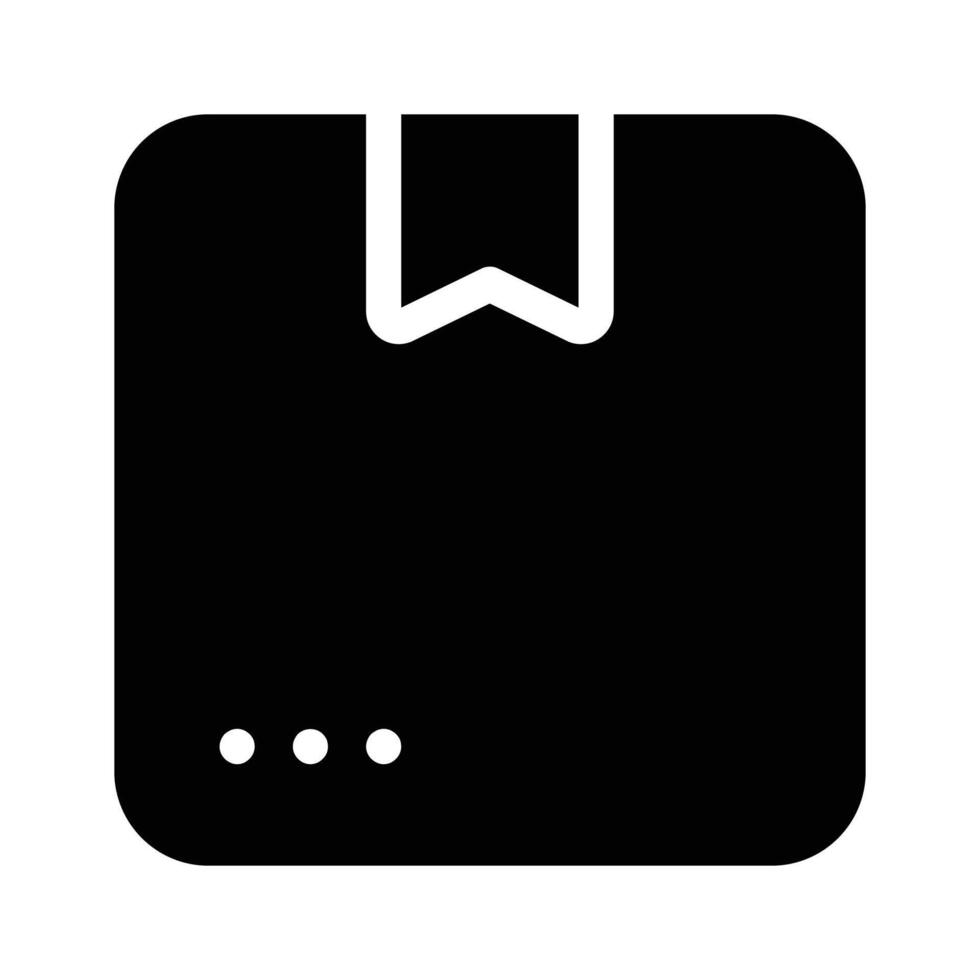 A package box symbolizing delivery, shipping, or packaging vector